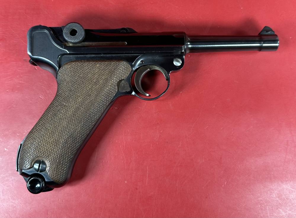 1937 Mauser P08 Luger Banner. 9mm. Holster 2 Mags Rare. Excellent Condition-img-13