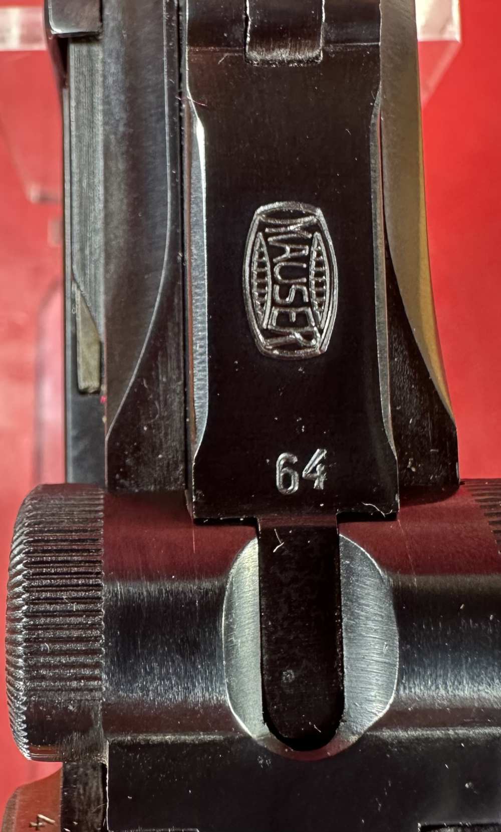 1937 Mauser P08 Luger Banner. 9mm. Holster 2 Mags Rare. Excellent Condition-img-7