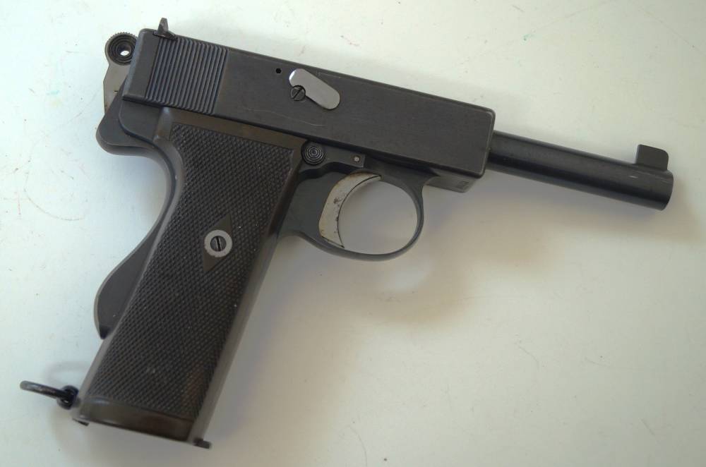 WEBLEY MI1 COMMERCIAL SELF LOADING PISTOL-img-3