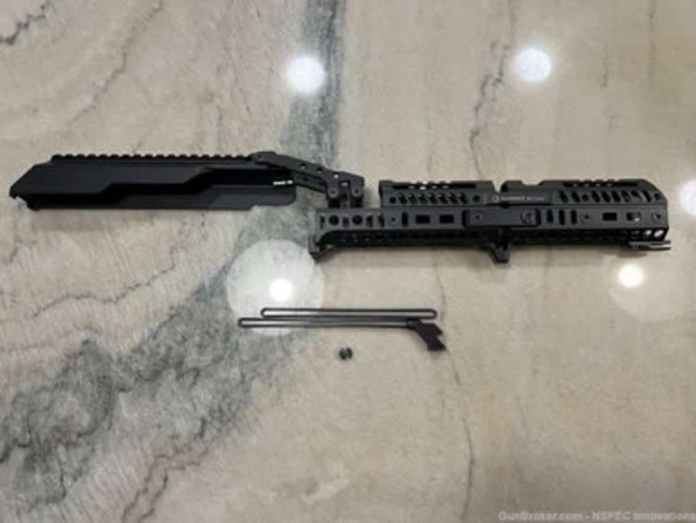 T-33 Dust Cover & T-4 MLOK Handguard Rail Set | Black-img-0