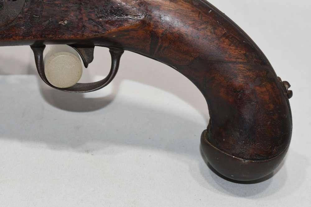 Antique Well Worn Simeon North US Model 1819 Flintlock Pistol READ-img-6