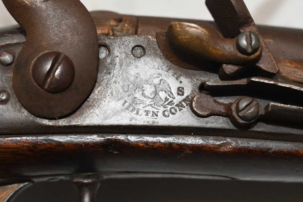 Antique Well Worn Simeon North US Model 1819 Flintlock Pistol READ-img-20