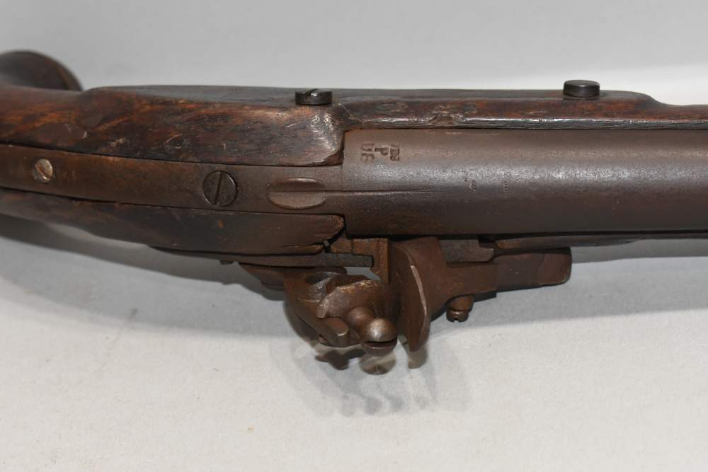 Antique Well Worn Simeon North US Model 1819 Flintlock Pistol READ-img-10