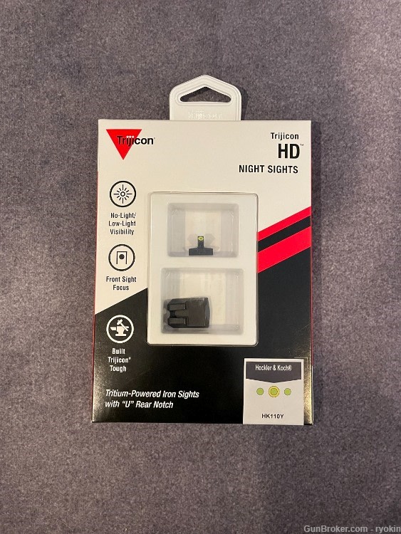 NEW Trijicon HD Night Sights for HK 45C / P30 / VP9-img-0