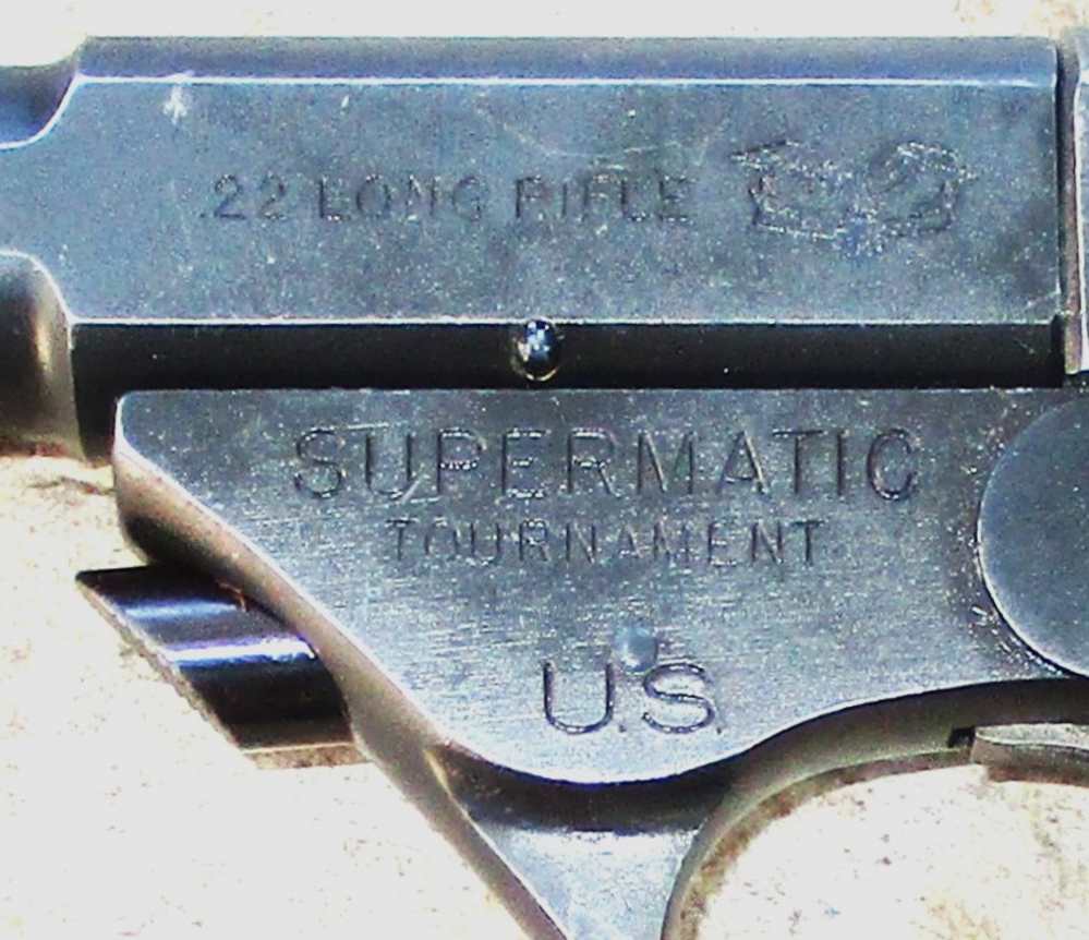 Hi Standard Supermatic Tournament Stamped "US" NUMBERS MATCH! 1958 or 1959-img-2