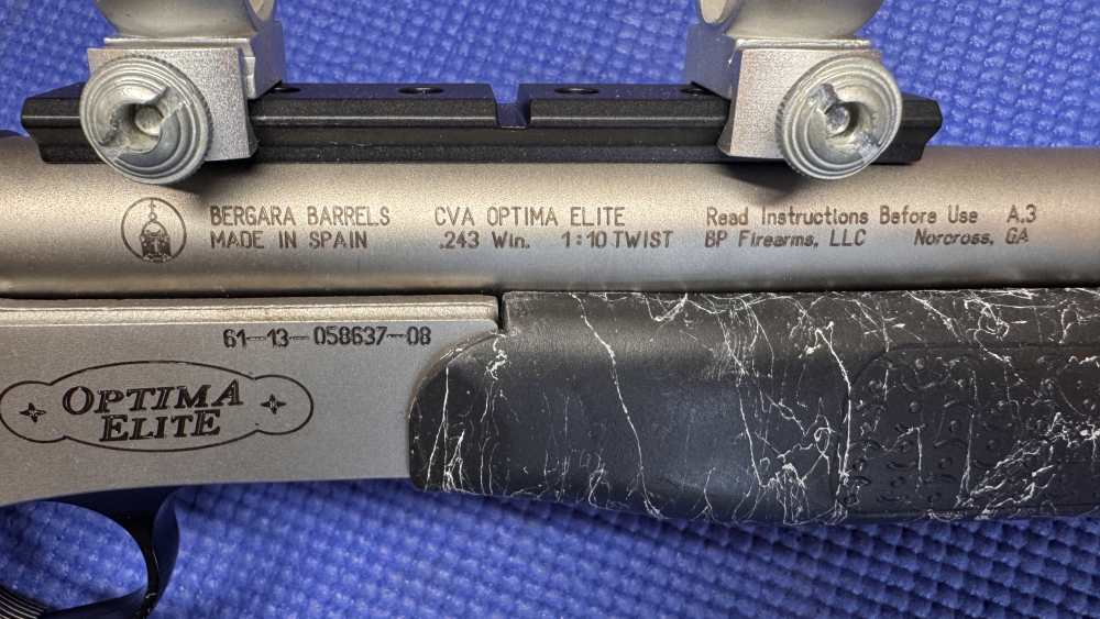 CVA Optima Elite .243 win/.50 caliber barrel combo PACKAGE-img-6