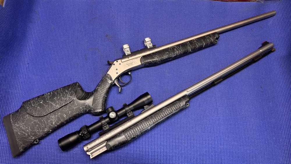 CVA Optima Elite .243 win/.50 caliber barrel combo PACKAGE-img-0
