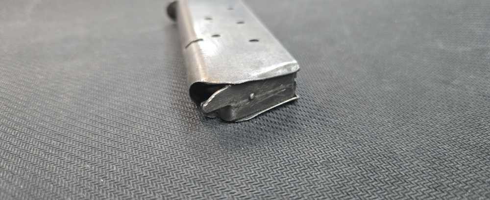 EARLY Colt 1911 "Keyhole" Lanyard Magazine, Punch and Saw Cut .45 ACP-img-6