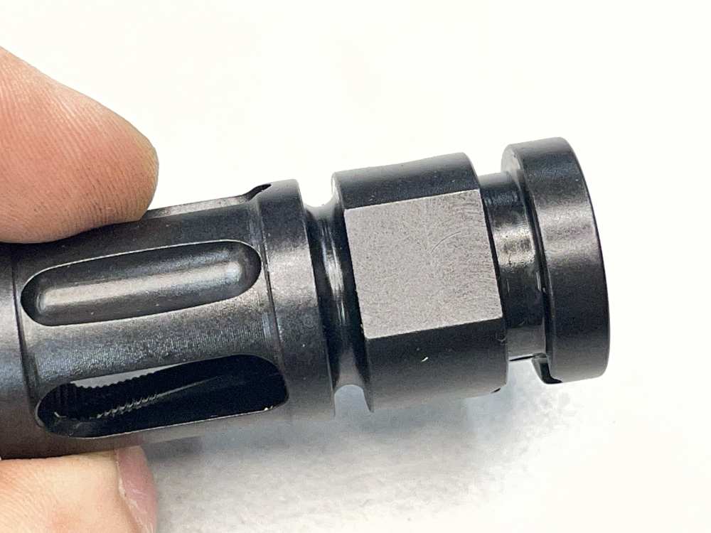 PWS Triad closed tine flash hider 1/2x28 5.56 AR 15 .223 -img-2