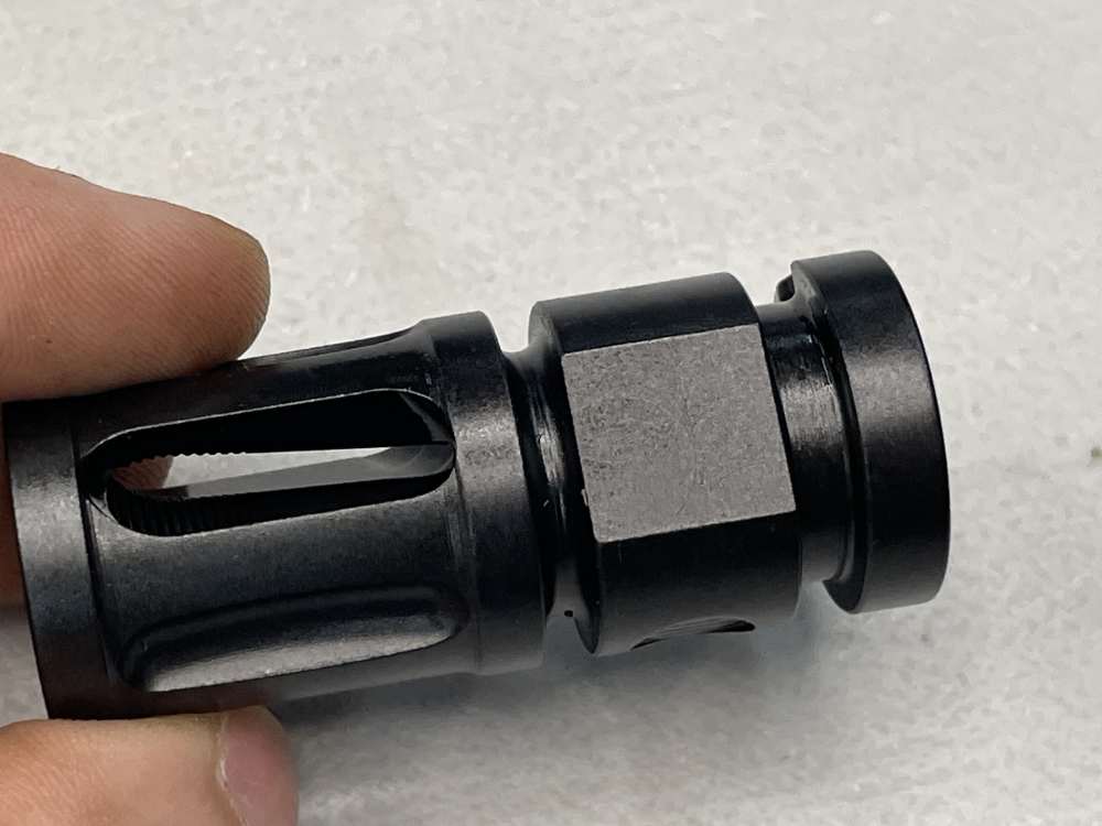 PWS Triad closed tine flash hider 1/2x28 5.56 AR 15 .223 -img-3