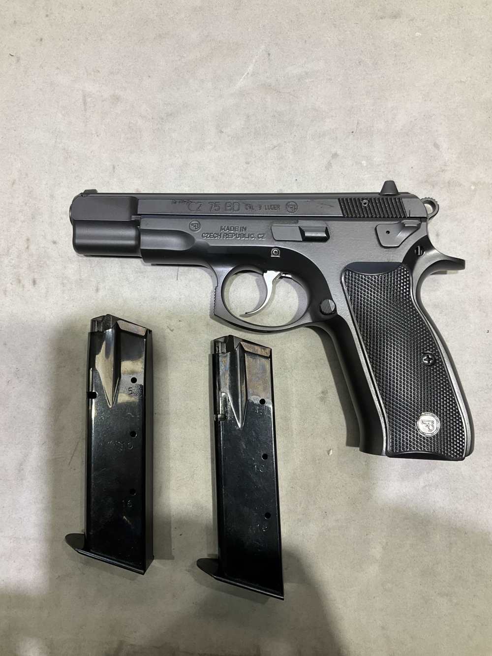 CZ 75BD, 9mm , 2mags (16 rnd) , BLK Steel-img-8