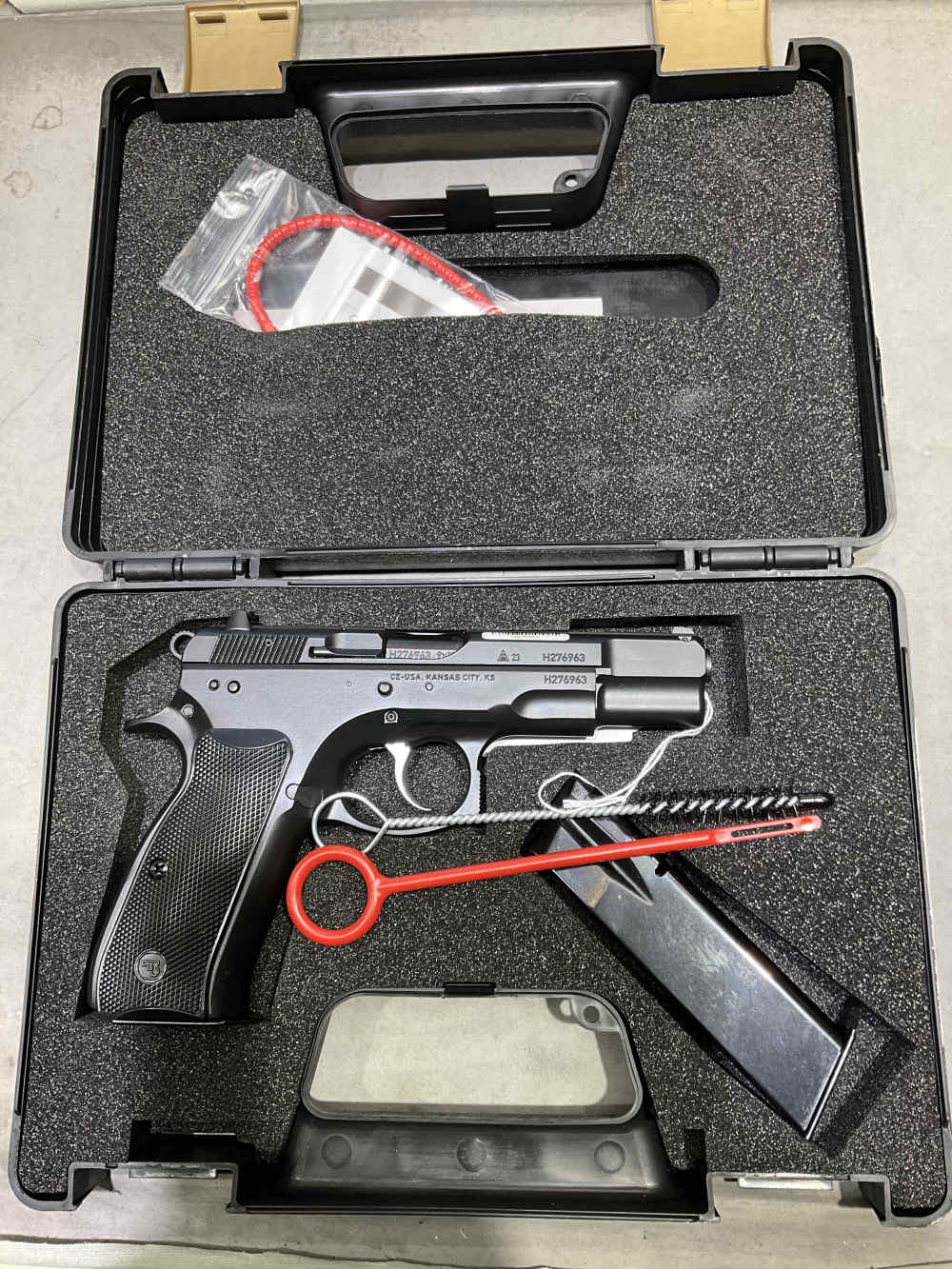 CZ 75BD, 9mm , 2mags (16 rnd) , BLK Steel-img-0