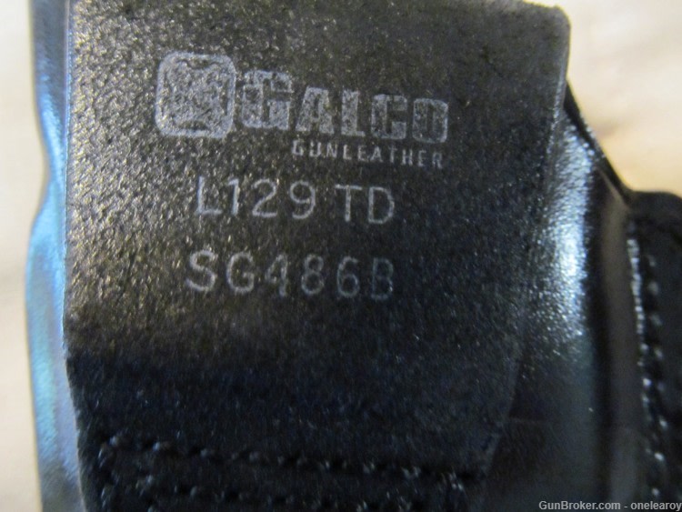 Galco Leather Holster for Ruger  LCP w/CTC LazerGuard.-img-1
