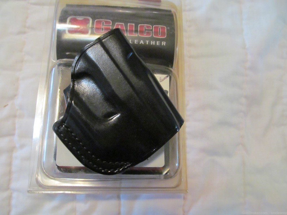 Galco Leather Holster for Ruger  LCP w/CTC LazerGuard.-img-0