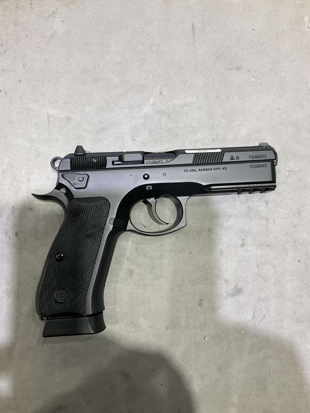 CZ 75 SP-01 Tactical, 9mm, 19 rnd (2 mags) , BLK Polyco-img-1