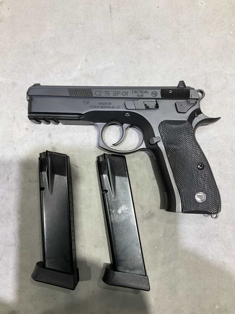 CZ 75 SP-01 Tactical, 9mm, 19 rnd (2 mags) , BLK Polyco-img-4