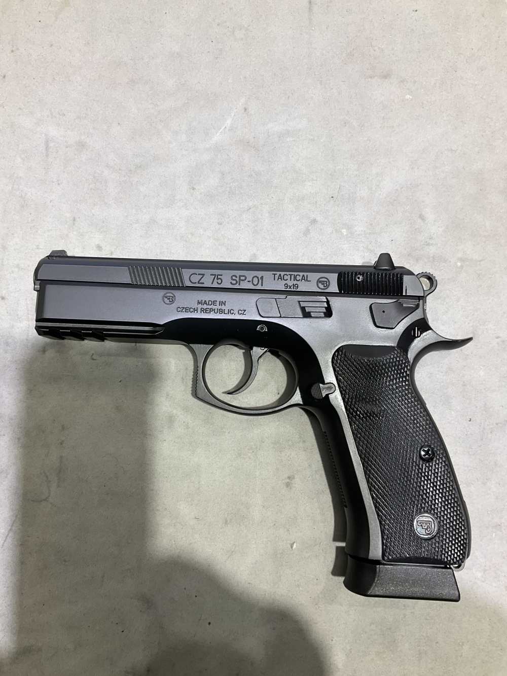 CZ 75 SP-01 Tactical, 9mm, 19 rnd (2 mags) , BLK Polyco-img-0
