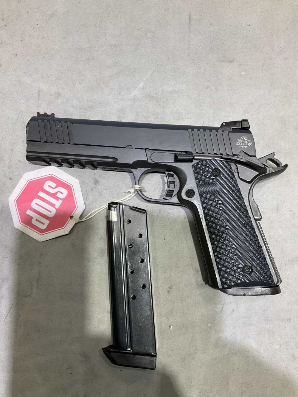 Rock Island m1911 A1, 45 ACP, 1mag (8rnds), Tac Ultra FS.-img-2