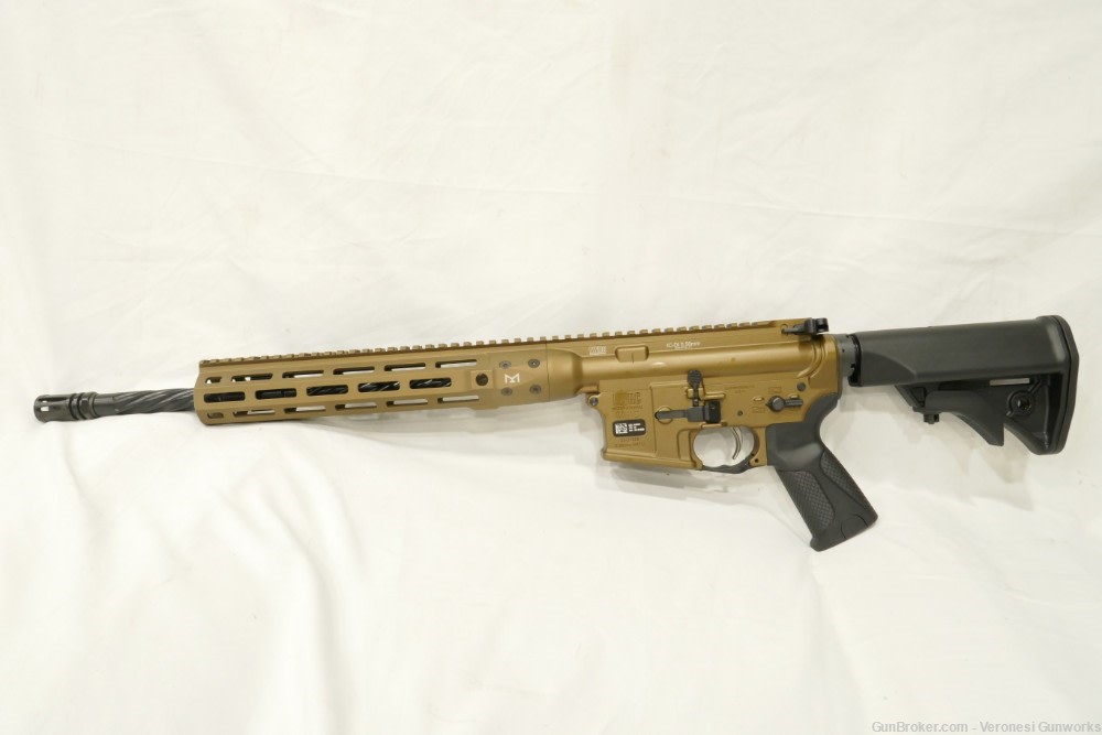 NIB LWRC DI 5.56 16" Fluted Barrel Ambi Controls Burnt Bronze ICDIR5BB16ML-img-3