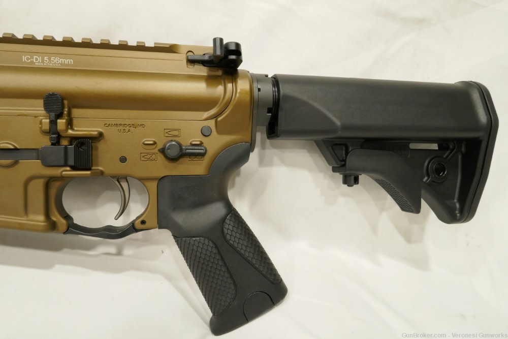 NIB LWRC DI 5.56 16" Fluted Barrel Ambi Controls Burnt Bronze ICDIR5BB16ML-img-4