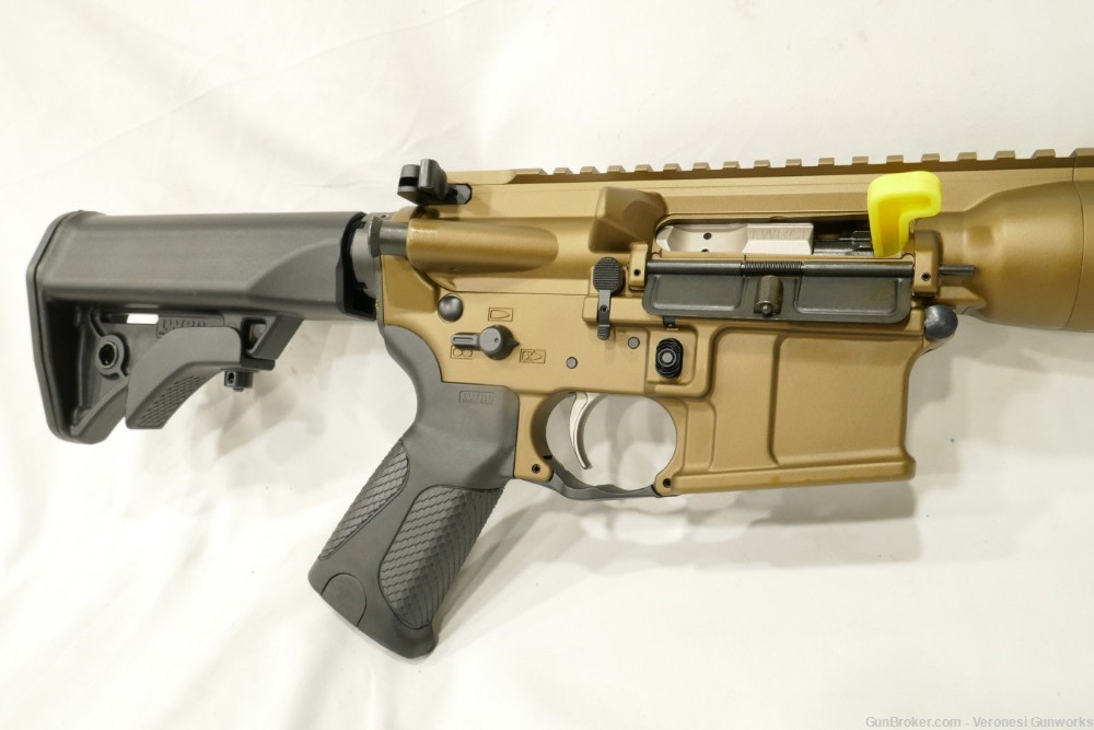 NIB LWRC DI 5.56 16" Fluted Barrel Ambi Controls Burnt Bronze ICDIR5BB16ML-img-1