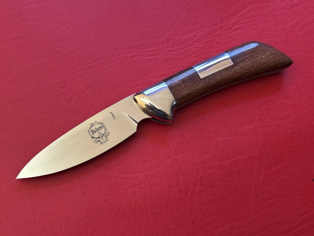 1987 Handmade Angelo Campolin & Figlio Lockback Knife A.C. Falcon Italy NOS-img-1