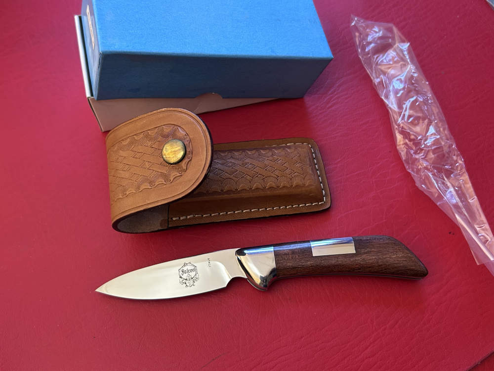 1987 Handmade Angelo Campolin & Figlio Lockback Knife A.C. Falcon Italy NOS-img-0