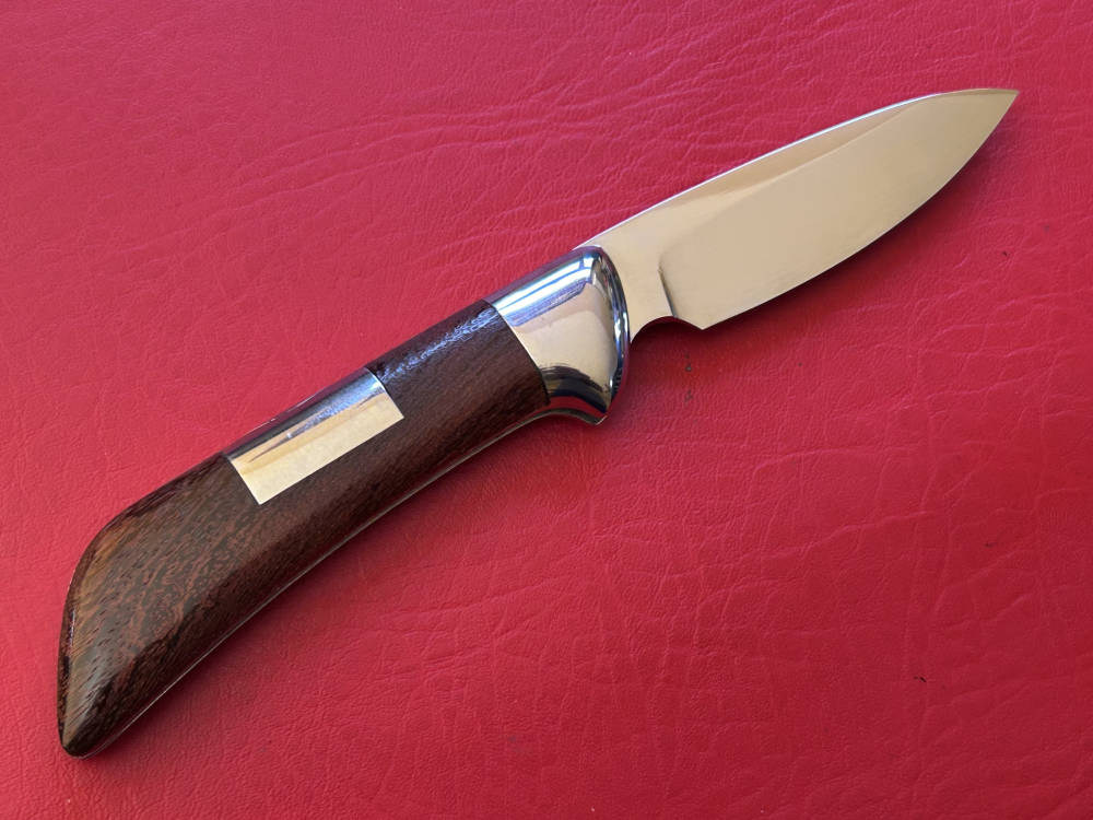 1987 Handmade Angelo Campolin & Figlio Lockback Knife A.C. Falcon Italy NOS-img-2