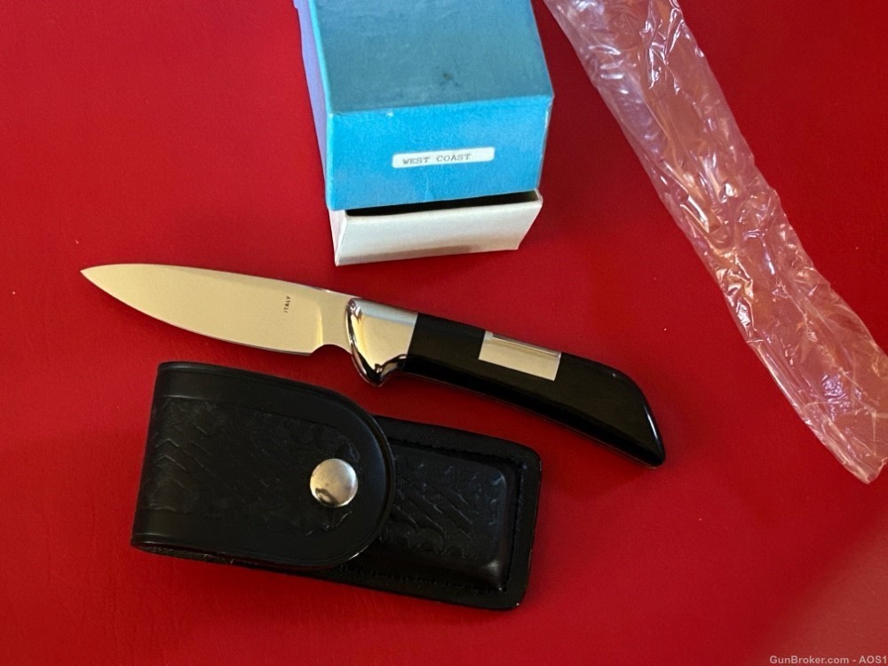 1987 Handmade Angelo Campolin & Figlio Lockback Knife A.C. Falcon Italy NOS-img-0