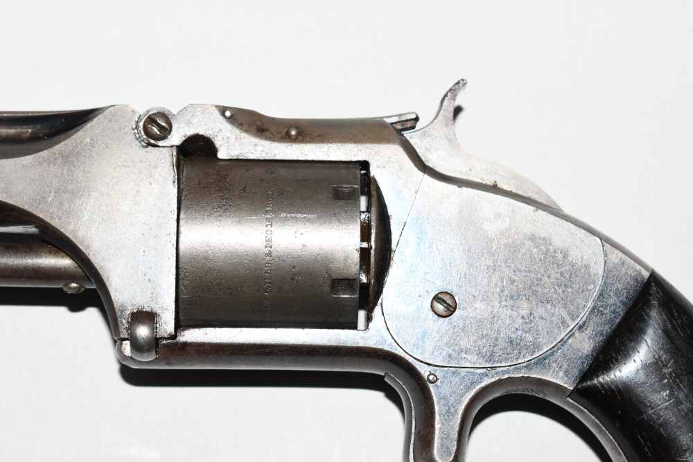 Early 3 Digit Smith & Wesson No 2 Army Tip Up Revolver 32 RF S&W # 176-img-7