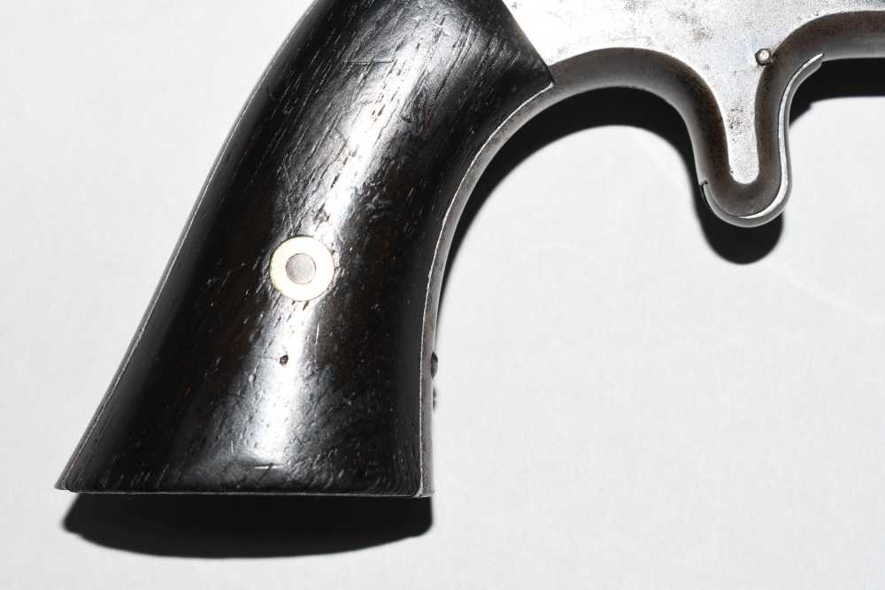 Early 3 Digit Smith & Wesson No 2 Army Tip Up Revolver 32 RF S&W # 176-img-2