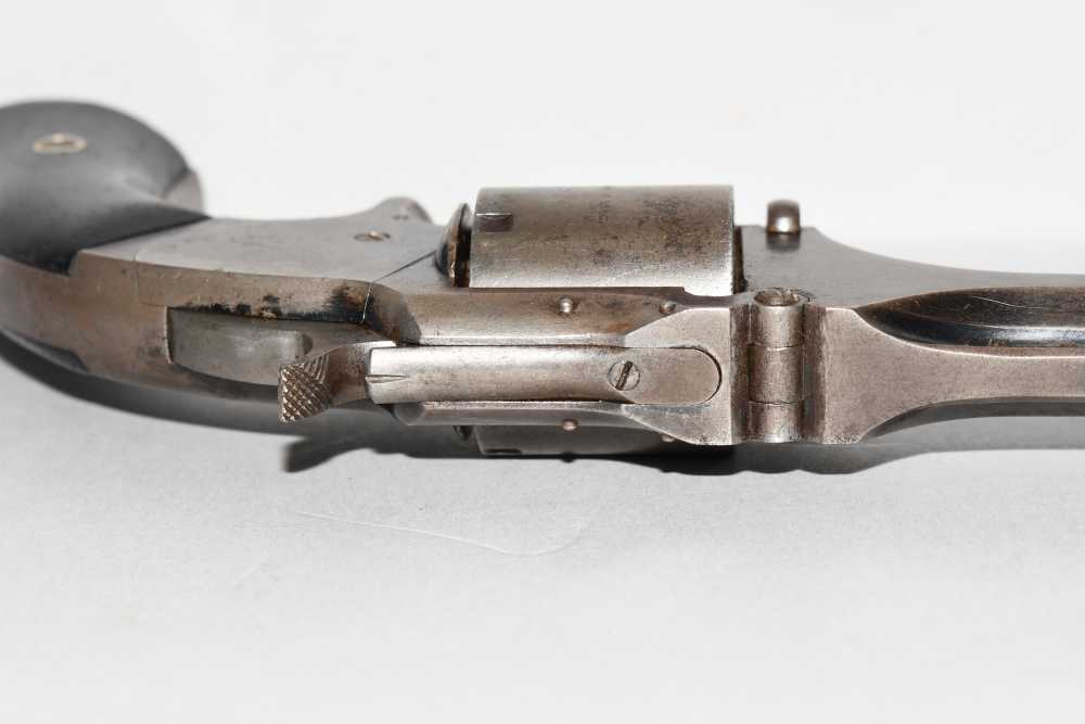 Early 3 Digit Smith & Wesson No 2 Army Tip Up Revolver 32 RF S&W # 176-img-10