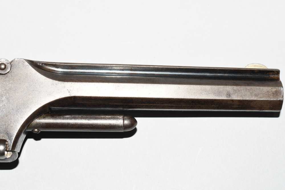 Early 3 Digit Smith & Wesson No 2 Army Tip Up Revolver 32 RF S&W # 176-img-4