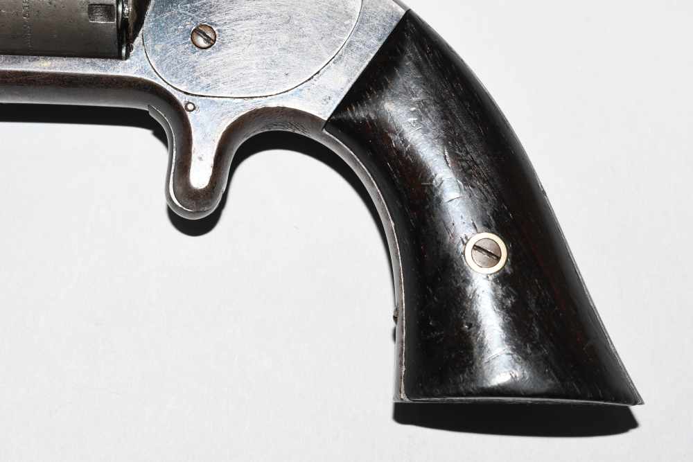 Early 3 Digit Smith & Wesson No 2 Army Tip Up Revolver 32 RF S&W # 176-img-6