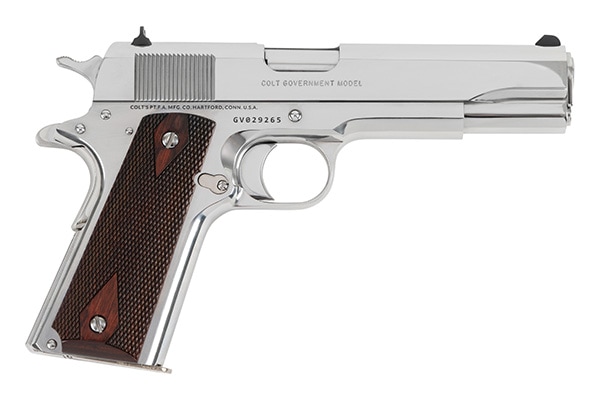 COLT - 1991 GOVERNMENT - 38 SUPER - 5" - 9+1 - BRIGHT STAINLESS-img-0