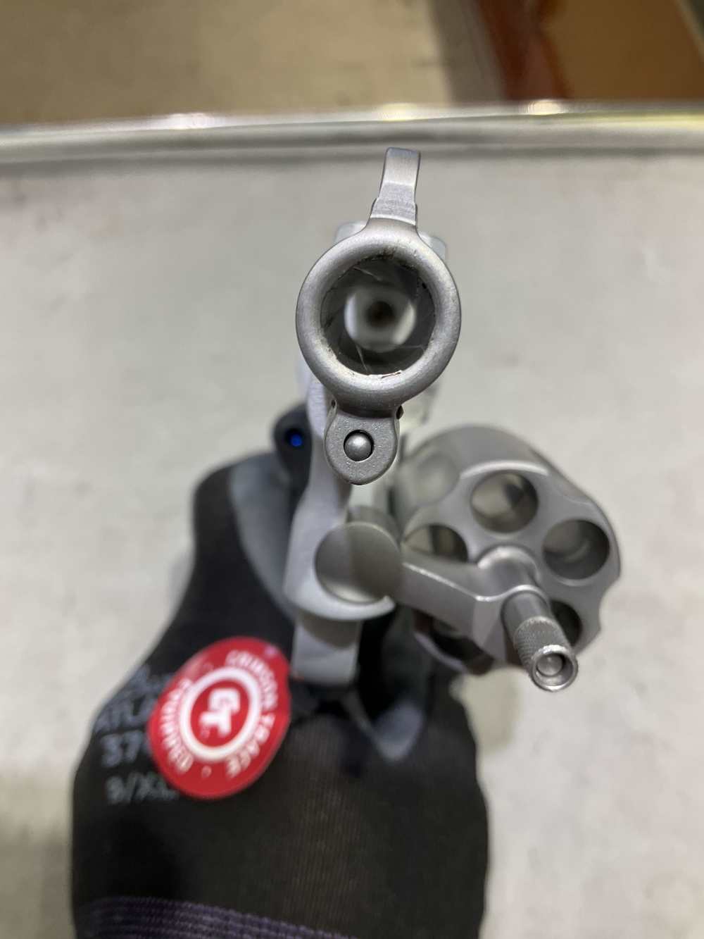 Smith & Wesson 642 Airweight, .38 spl + p, 5 shooter, Crimson Trace Laser-img-6