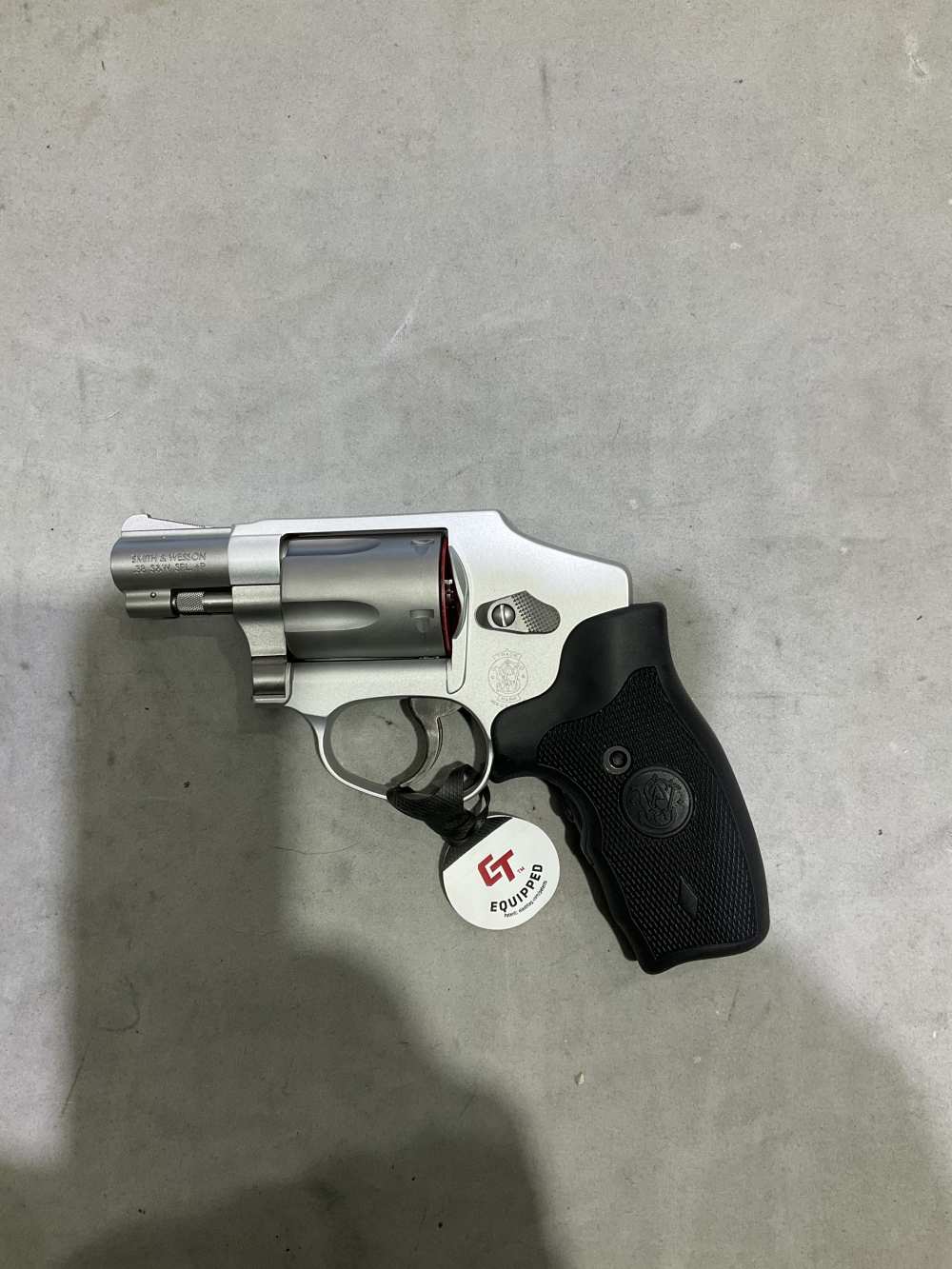Smith & Wesson 642 Airweight, .38 spl + p, 5 shooter, Crimson Trace Laser-img-0