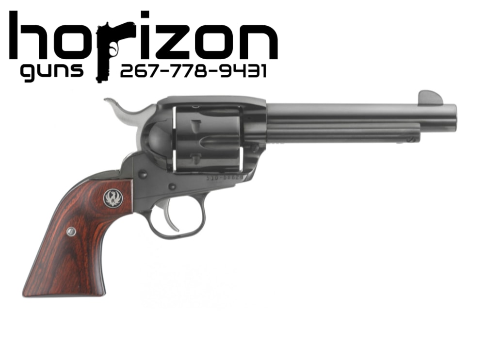Ruger Vaquero .45 Colt 5.5" Blued w/ Wood Grips-img-0