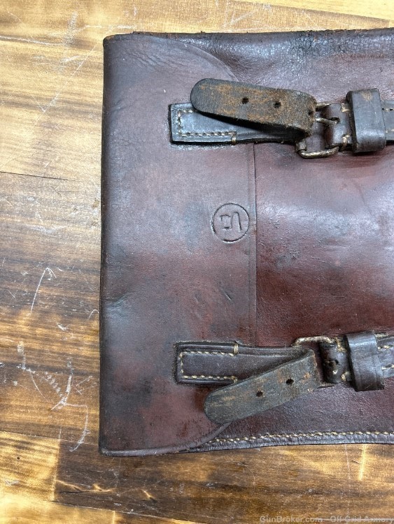 LEATHER German MP40 Drop Case!  GORGEOUS! PRICE REDUCED!-img-1