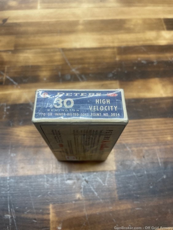 Peters High Velocity Rustless 30 Remington Full Box -img-5