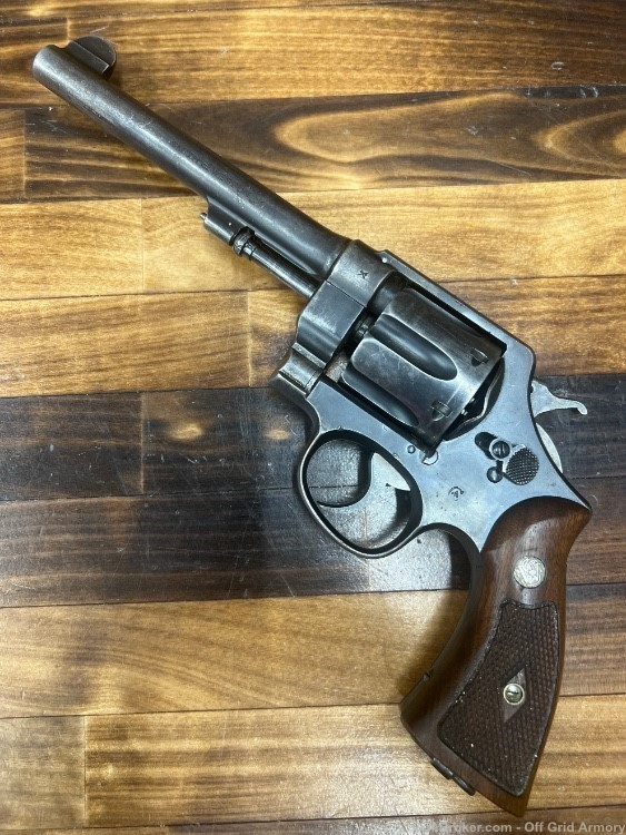 WW1 SMITH & WESSON 2nd MODEL HAND EJECT .455 WEBLEY!-img-0