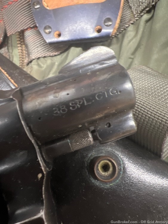 SMITH & WESSON M13 AIRCREWMAN REVOLVER PROPERTY OF U.S. AIRFORCE! W/ LETTER-img-2