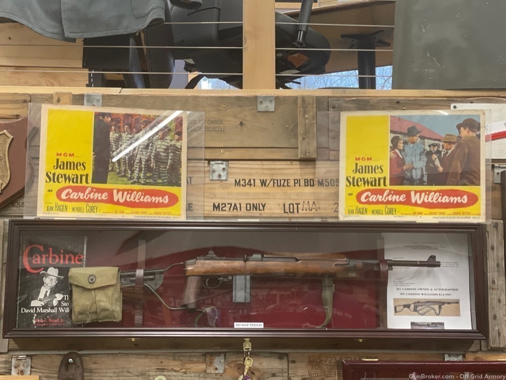 CARBINE WILLIAMS SIGNED AND DATED M1A1 .30 CARBINE -img-17