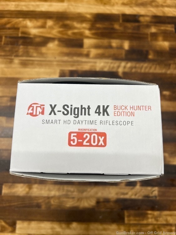 NIB ATN X-SIGHT 4K 5-20 MAGNIFICATION ELECTRONIC RIFLE SCOPE!-img-2