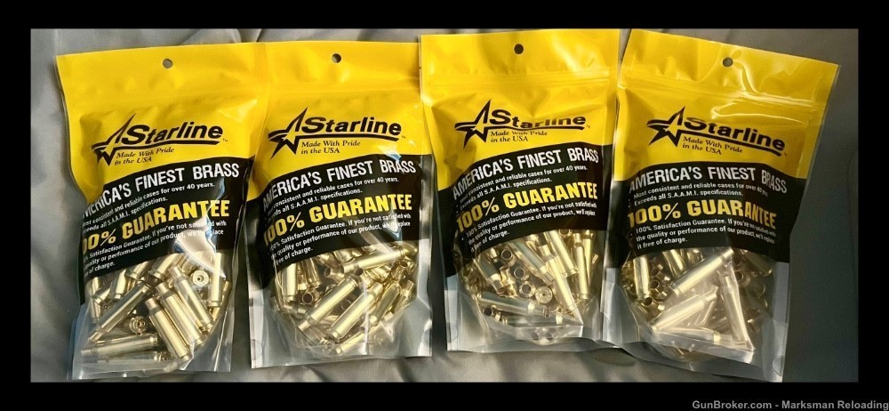 Starline 358 Winchester Brass, 358 Win Brass - 100 Count-img-1