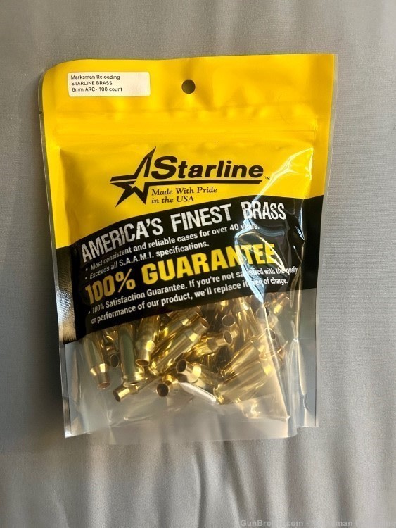 Starline 6mm ARC Brass - 100 count-img-0