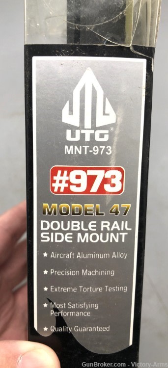 Leapers UTG 3rd Generation Picatinny-Style Double Rail Mount AK-47 Matte-img-2