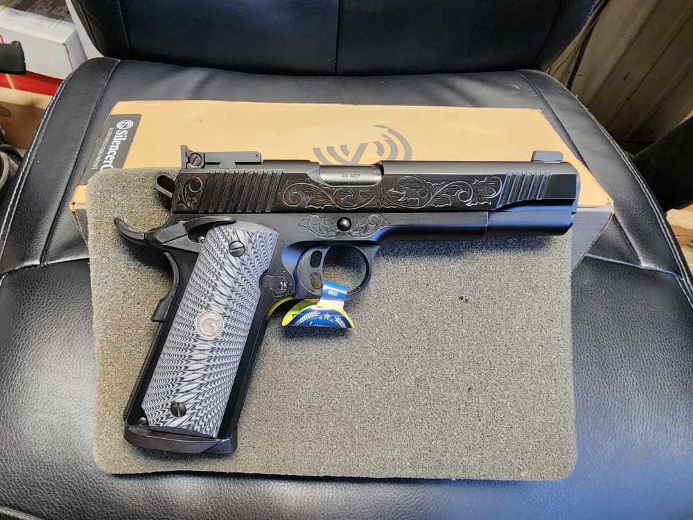 PICS! NEW EAA GIRSAN MC1911 S MATCH LUX ENGRAVED .45 ACP 5" 1911 MC-img-4