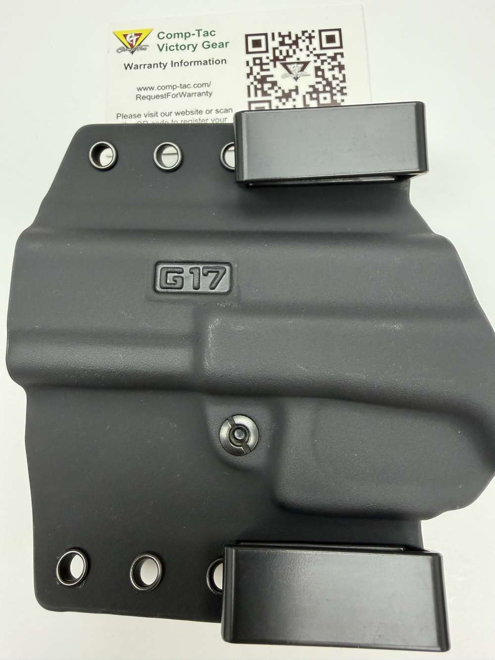 GLOCK 17 HOLSTER, GEN1-5, OWB, RIGHT HAND, BLACK, MADE IN USA BY COMP-TAC-img-2