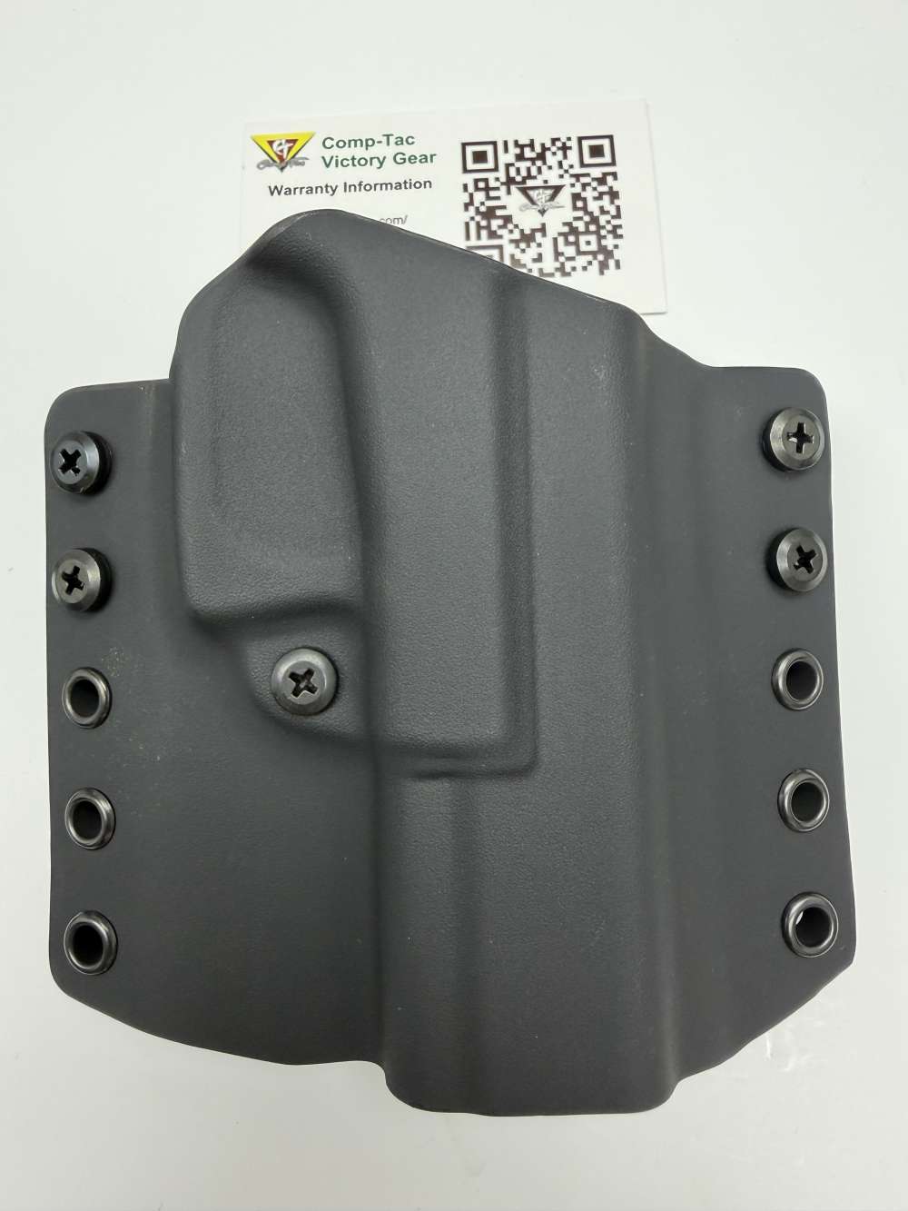 GLOCK 17 HOLSTER, GEN1-5, OWB, RIGHT HAND, BLACK, MADE IN USA BY COMP-TAC-img-0